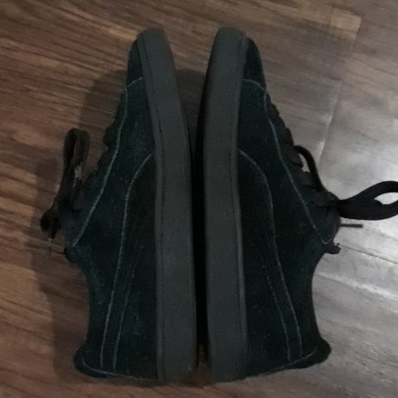 PUMA BLACK PUMA SILVER SUEDE SIZE 2.5 - Picture 5 of 5